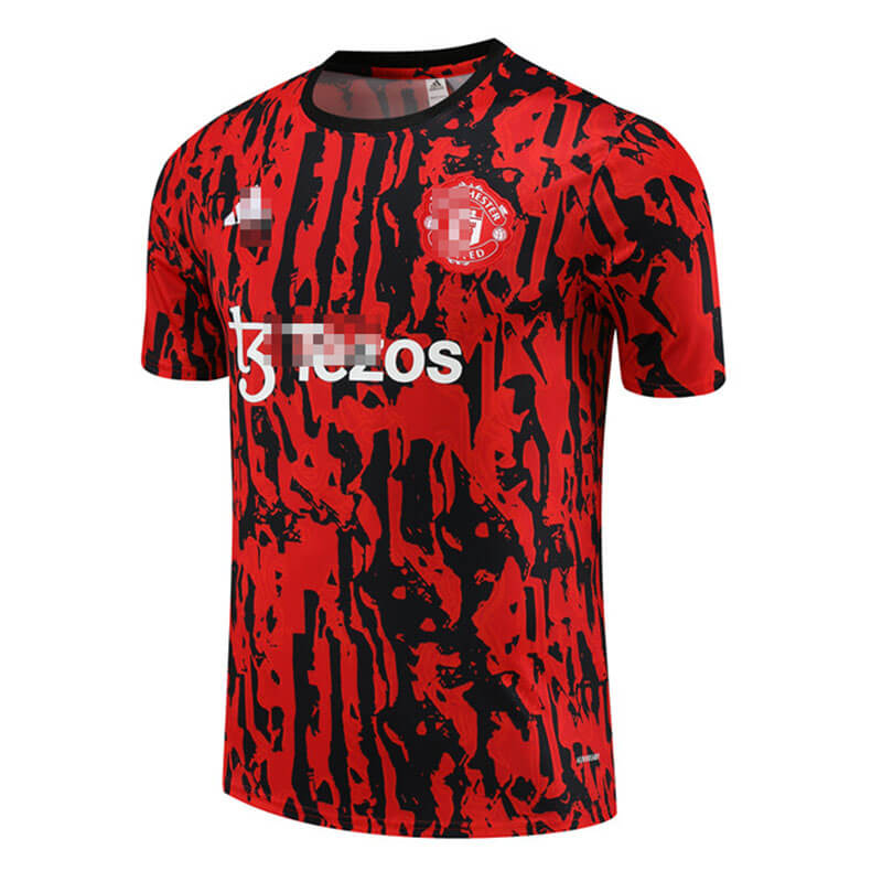 Camiseta de Entrenamiento de Manchester United 2023/2024 Rojo/Negro